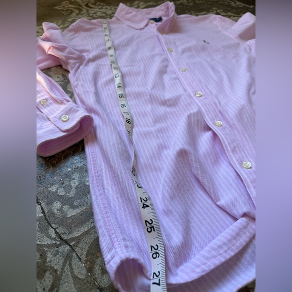 Ralph Lauren pinstriped button down size Medium - Picture 4 of 8